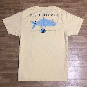 VINTAGE Vineyard Vines Fish Hippie T-Shirt. Size L